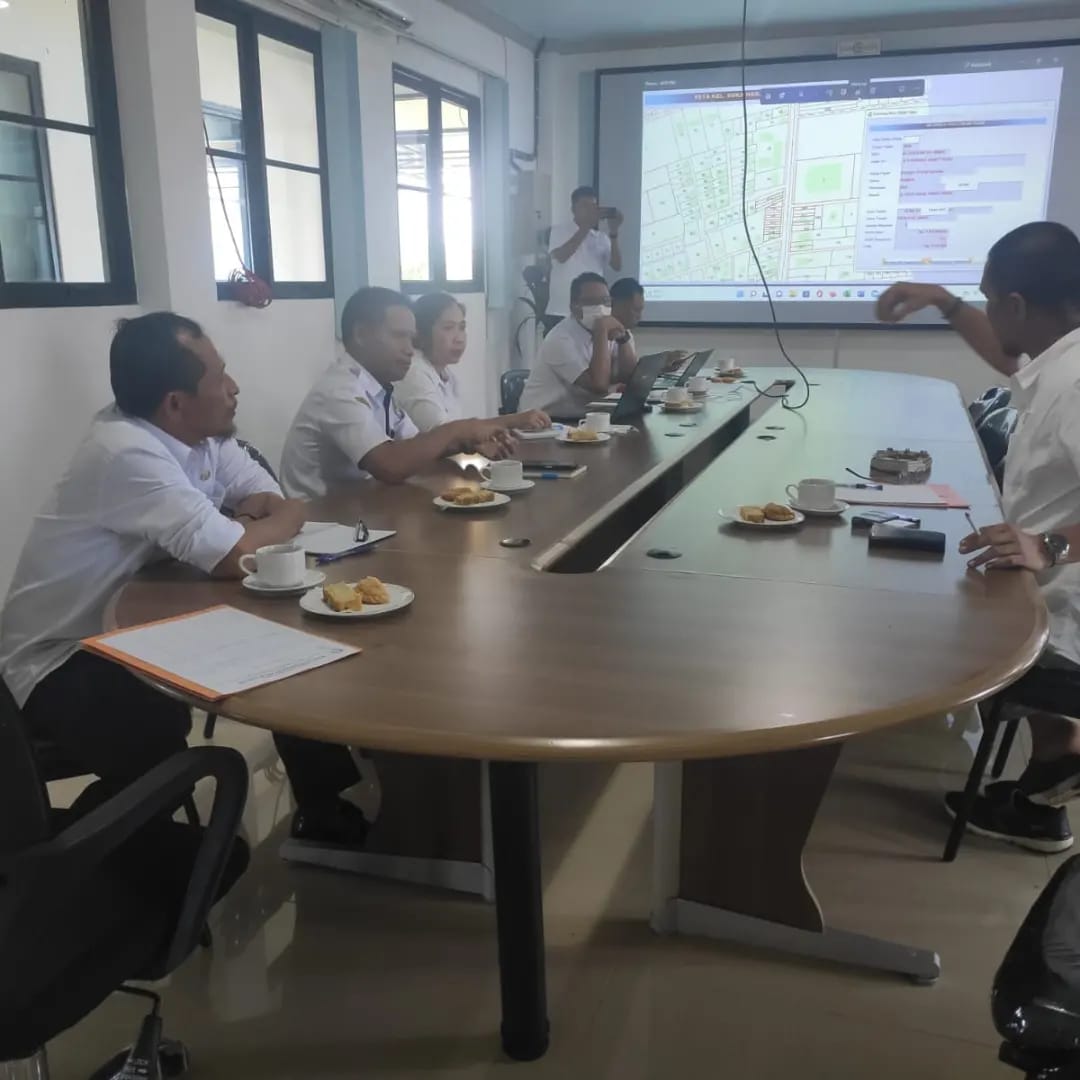 bapenda.ketapangkab.go.id - Rapat Aplikasi Peta Pajak Daerah bersama Kabid Tata Ruang Dinas PUTR